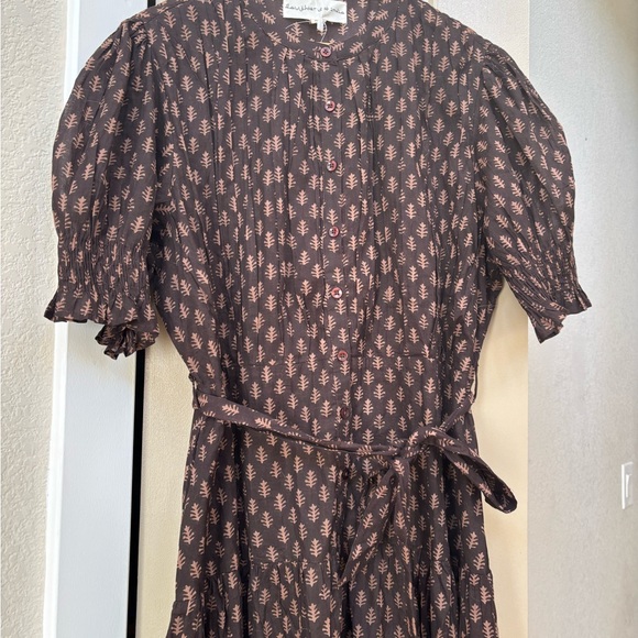 Daughters of India Black and Brown dress prairie XL - Picture 3 of 5